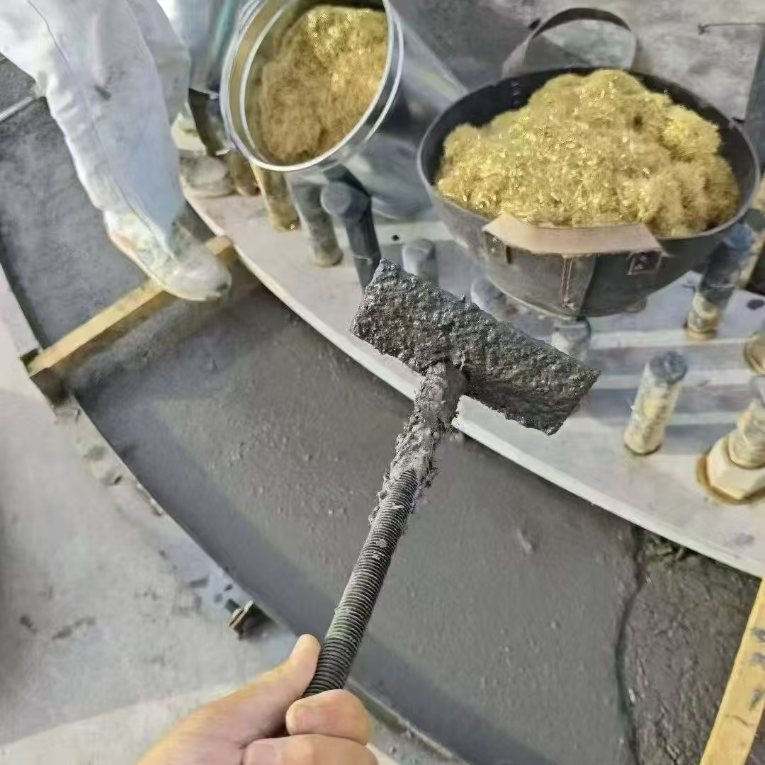 卢龙C120钢纤维高强无收灌浆料 轧机压缩机汽轮机发电机锻压设备底座灌浆材料